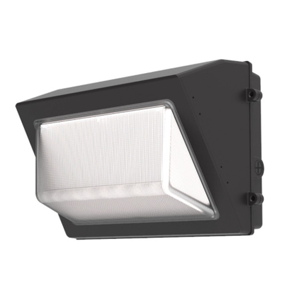 Industrial Lighting Products OW Series 2.0 Large Open Face Wall Pack, 6000/9000/12000 lm Selectable, 120-277V, CCT Selectable 3000K/4000K/5000K, Distribution Selectable 60°/90°/110°, Bronze Finish
