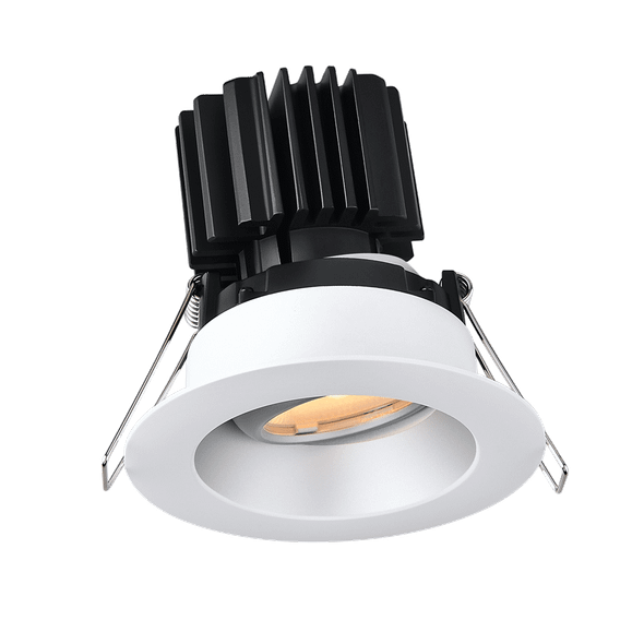 Tangra 3" Gimbal Round Regressed Wide Trim, White|Black|Alzak|Oil Rubbed Bronze|White Trim Black Reflector