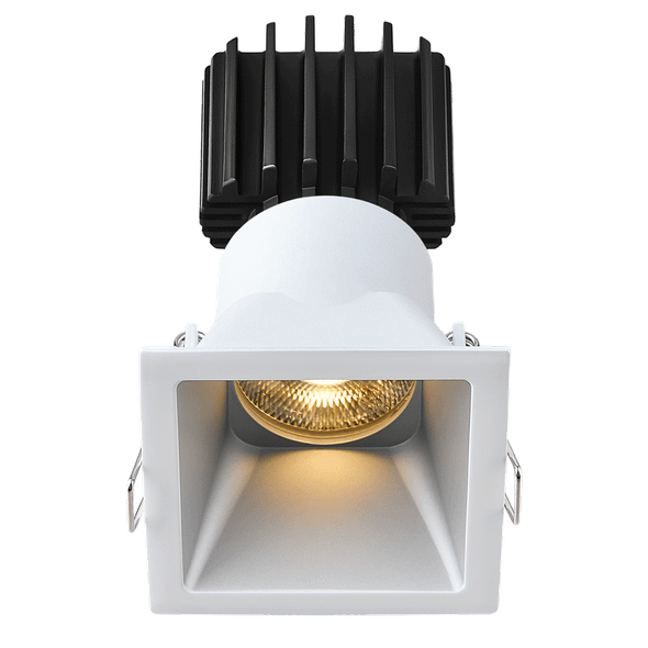 Tangra 3" Fixed Square Deep Regressed Thin Trim, LLL-L3F-SDT Series, Square, White|Black|Alzak|Oil Rubbed Bronze|White Trim Black Reflector