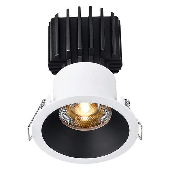 Tangra 3" Fixed Round Recessed Thin Trim, White|Black|Alzak|Oil Rubbed Bronze|White Trim Black Reflector