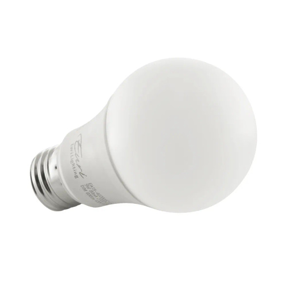 LED A19 Lamp, 9W, 120V, 810lm, 90+ CRI, E26 Base, Dimmable, Damp Rated, 2-Pack