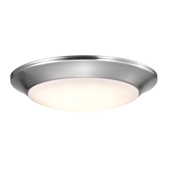 Sunpark Electronics RT7-A LED Disk Light, 3000K/4000K, 15W, 120V, E26 Socket, Brushed Aluminum
