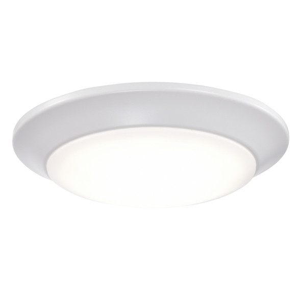 Sunpark RT7-A LED Disk Light, 15W, 120V, 3000K/4000K, White, E26 Socket