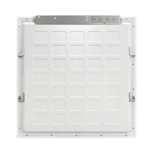 Euri Lighting LED Flat Panel, 2x2, 20W/30W/40W, 2600/3900/5200 lumens, 3000K/4000K/5000K, 100-277V, Dimmable, Damp Rated, 2-Pack