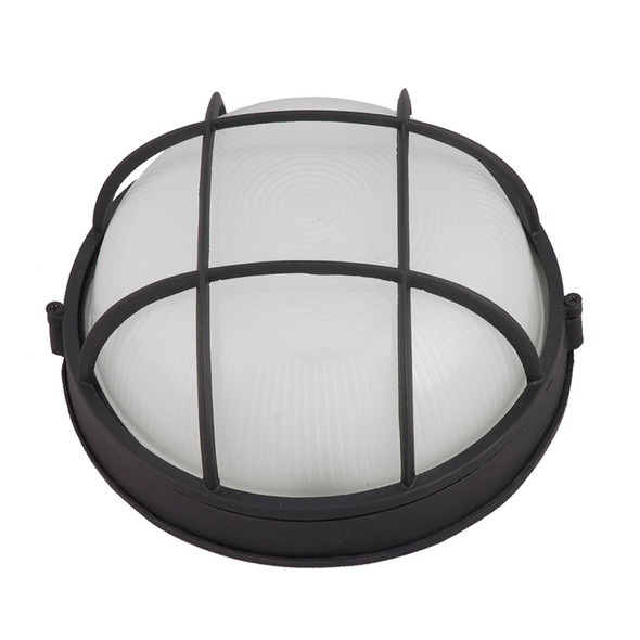 Sunpark 3-4161D Outdoor Wall Mount, 120V, 15W, 3000K/4000K/5000K, CRI 80, 950 Lumens, Glass Shade, Black Finish