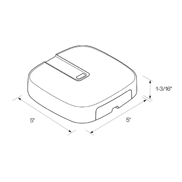 Wireless Bluetooth Mesh Gateway, TruBlu, 12VDC, PoE 802.3af, White