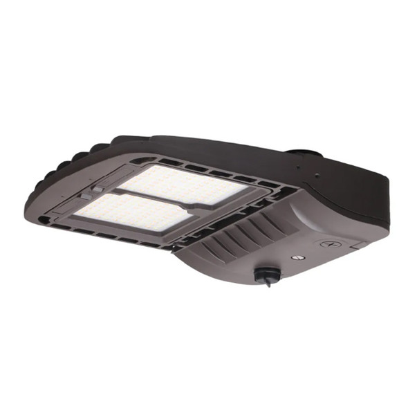 Halco ProLED SekTor Area Light Series G2, Size 2, Lumen Selectable 15000|18000|22000, CCT Selectable 3000K|4000K|5000K, Type III Installed with Type V Included, 120-277V