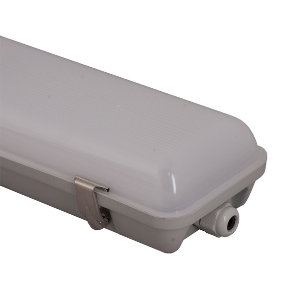 Sunpark BH48DX-HE LED Vapor Tight, 45W, 120-277V, 4000K|5000K, DLC Standard 5.1