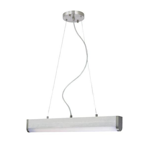 Sunpark Electronics FL0239D-PD Linear Pendant, 18W, 1410 lumens, 120-277V, CCT Selectable, CRI>80, Satin Nickel