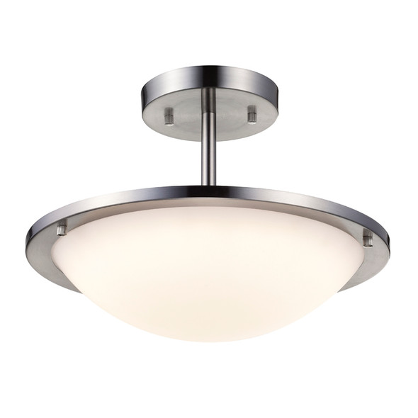 Sunpark Electronics ECO12D-B-62, 12.5", 18W, 120V, 3000K/4000K, CRI>80, Satin Nickel