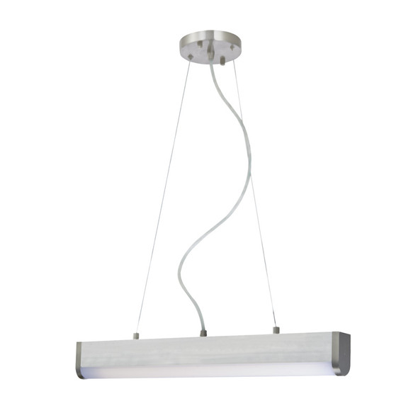 Sunpark FL0254D-PD Linear Pendant, 22W, 120-277V,  3000K, 3500K, 4000K, 5000K, CRI>80, Satin Nickel