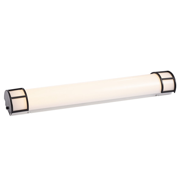 Sunpark FL2103D-A Vanity Light, 23W, 2200 Lumens, 120-277V, 3000K/3500K/4000K/5000K, ORB Finish, Acrylic Shade