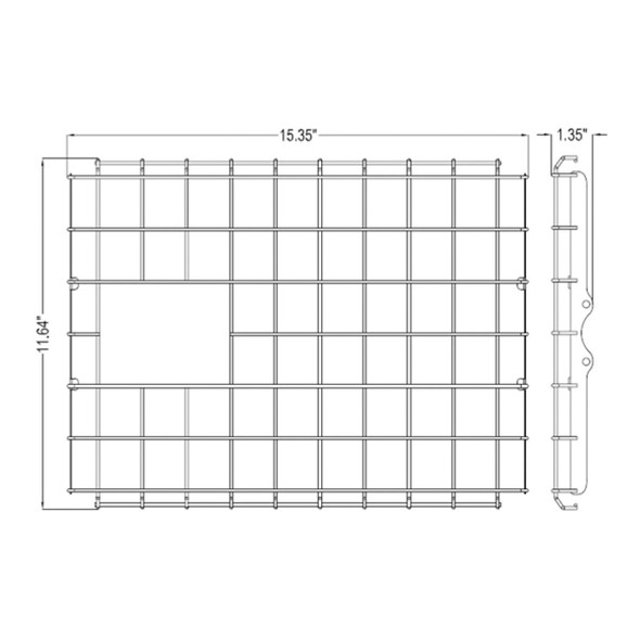 Halco ProLED Select Compact Linear High Bay Wire Guard, CLHB Series, For CLHB-1/CLHB-2, 130W-165W