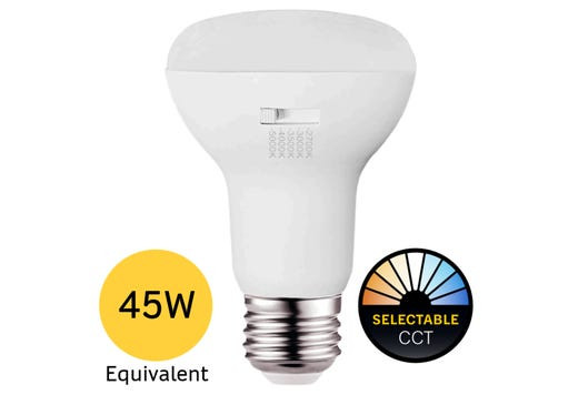 Halco ProLED Select BR20 LED Lamp, 6W, Flood 110°, 90 CRI, 2700K|3000K|3500K|4000K|5000K, Triac Dimmable, 120V, Title 20