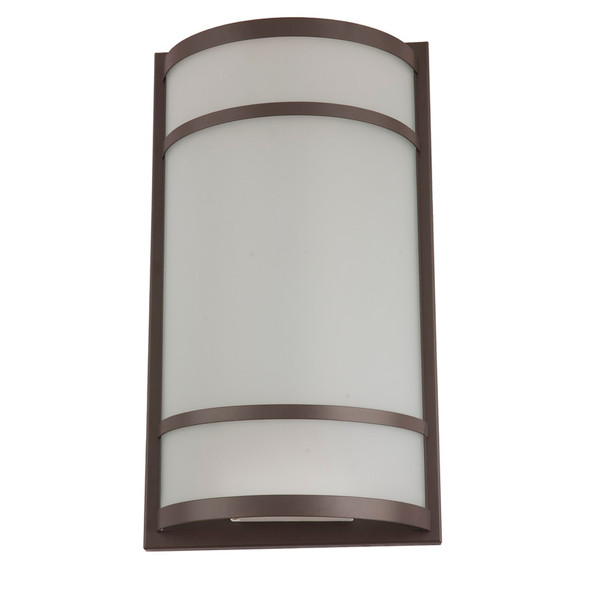 Sunpark MDF076D-A Wall Sconce, 15W, 120V, 1250lm, 3000K|3500K|4000K|5000K, ORB, Frosted Glass