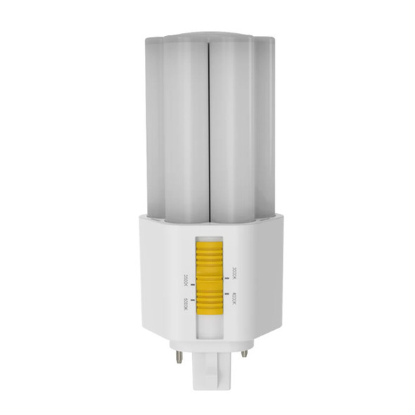 ProLED Select Plug-In Lamp, Triple Tube, Omni-Directional, 7W, 80CRI, 3000K/3500K/4000K/5000K Selectable, Type B Ballast Bypass, GX24D 2-Pin Base, LED Generation 2, Non-Dimmable