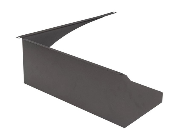 Glare shield | Bronze | Right side mounted | Used on Series 2 area lights | Large housing - main product image