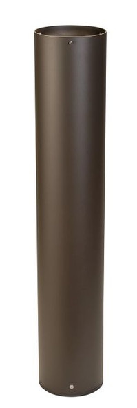 6in diameter, 36in tall bollard base. Bronze. Used with KT-BLED24PS bollard head - main product image