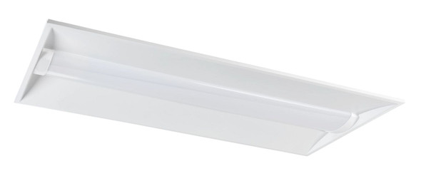 2x4 LED Center Basket Troffer|Power Select 30 / 25 / 20W & Color Select 3500 / 4000 / 5000K | 120-277V Input |Frosted Cu - main product image