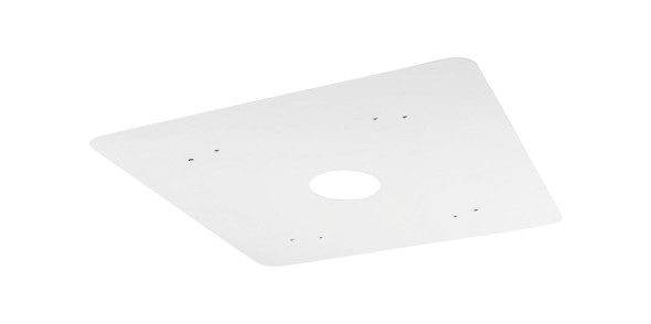 21" Square Beauty Plate | White - main product image