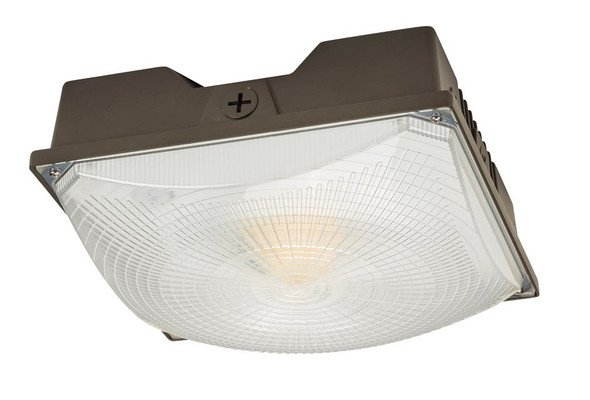 60 / 50 / 40W Power Select LED Canopy. Color Select 3000 / 4000 / 5000K. Built in Photocell. Microwave Sensor Receptacle - main product image