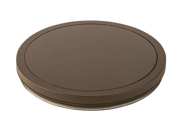 Screw-on blocking cap | Bronze | For use on 6" Sentinel wall mount cylinder fixtures - main product image