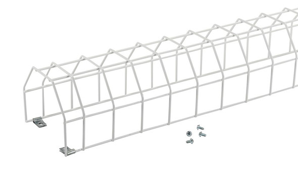 Wire Guard for LED Tube Ready strip fixtures. Option 1. Fits KT-DDSLEDT8-4-1L and KT-DDSLEDT8-4-2L-DP strip fixtures - main product image