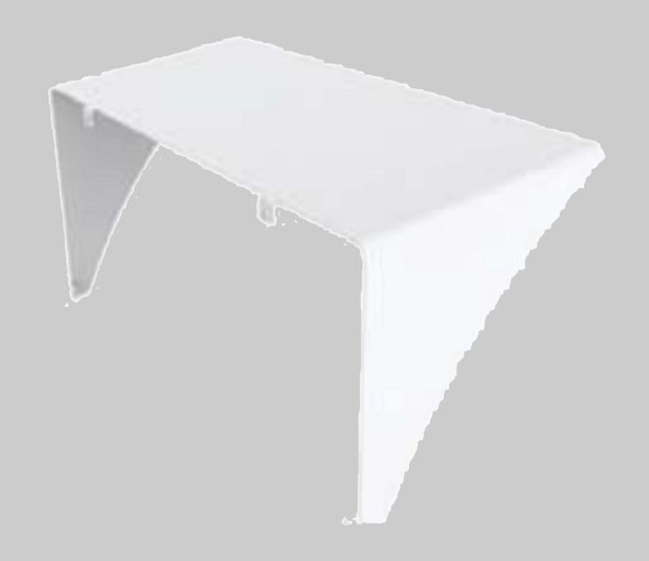 Glare shield for 290W Rectangular Series 2 LED Flood Light. White Finish - main product image
