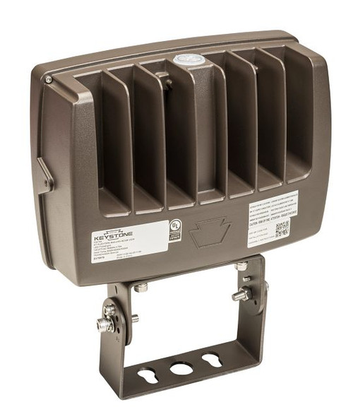 100 / 90 / 80W LED Flood Light feat. Power Select & Color Select. Rectangular Series 4 with Built-in Photocell. 120-277V - alternate image 2