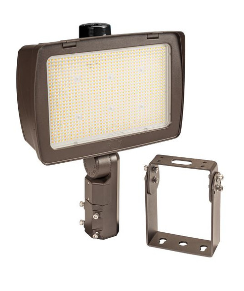 290 / 210W LED High Power Flood Light feat. Power Select, Color Select. Rectangular Series 4 with 3-pin Photocell. 277-4 - main product image