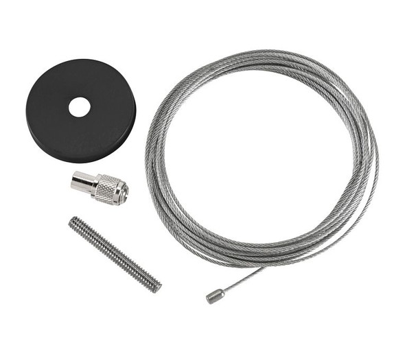 Canopy Cover Non-Feed Kit, Masonry Mount | 2" Circular | Black - main product image