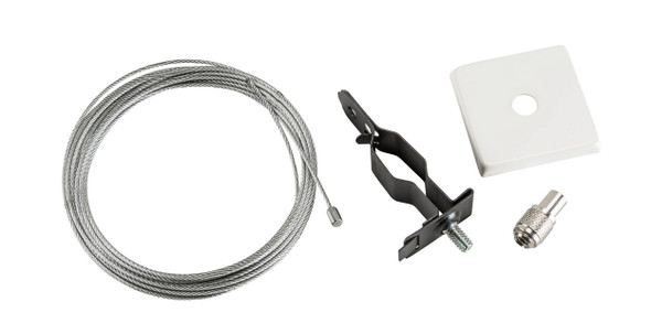 Canopy Cover Non-Feed Kit, T-Bar Mount | 2" Square | White - main product image