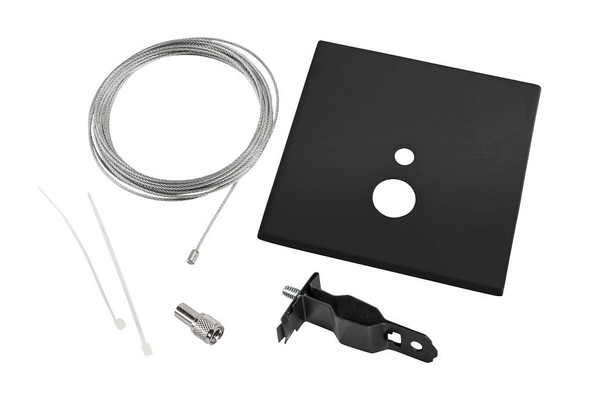 Canopy Cover Non-Feed Kit, T-Bar Mount | 5" Square| Black - main product image