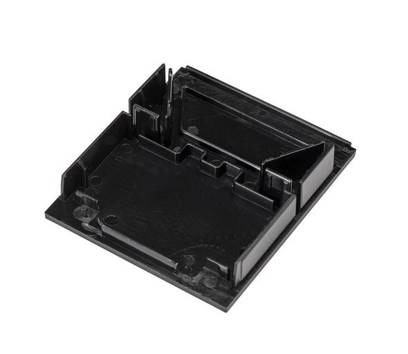 End Cap for Series A Linear Arch Fixtures for use with all Louver Kits | Black - alternate image 2