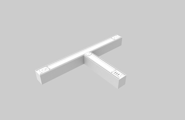 Linear Arch Fixture with Direct & Indirect Lighting | T | Power and Color Selectable| White | 0-10V DIM with 12v AUX | I - main product image