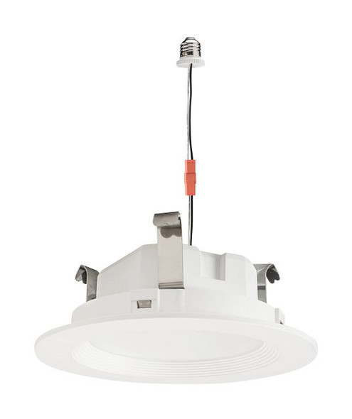 4" LED Regressed Baffle Wafer Downlight Retrofit | Power Select 10 / 8 / 6W | Color Select 2700 / 3000 / 3500 / 4000 / 5 - alternate image 2