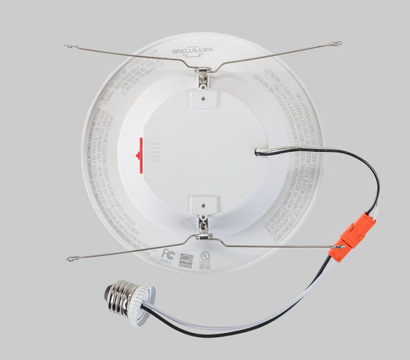 6in Circular LED Residential Retrofit | Plastic housing | 10W | Color Select 27 / 30 / 35 / 40 / 50K | 90 CRI | 120V inp - alternate image 2