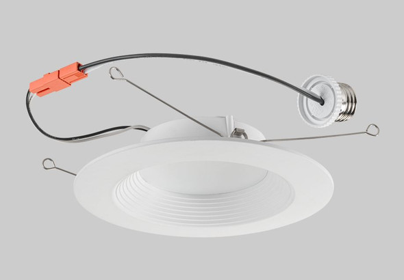 6in Baffled Circular LED Residential Retrofit | Plastic housing | 10W | Color Select 27 / 30 / 35 / 40 / 50K | 90 CRI | - main product image