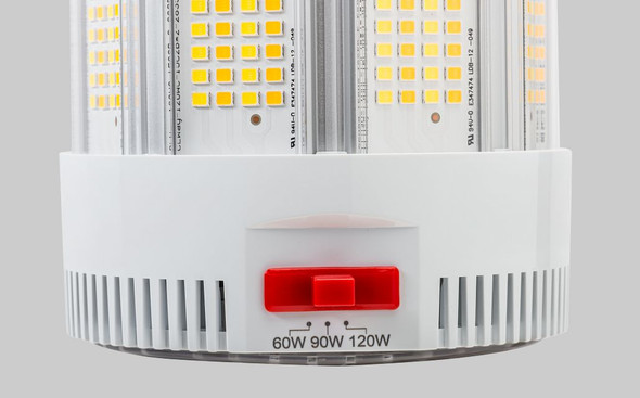 120W LED HID Replacement Lamp|Integrated cooling fan | Power Select 120 / 90 / 60W | Color Select 30 / 40 / 50K | EX39 b - alternate image 2