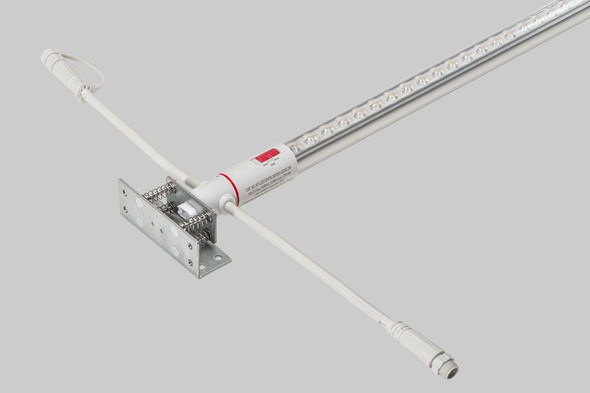12W Wattage Selectable | CCT Selectable | 360° LED Sign Tube | 24" Length | Single Ended| Clear Optical Lens | 120-277V - main product image