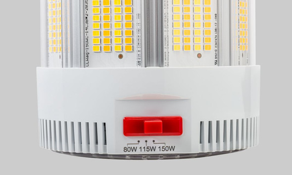150W LED HID Replacement Lamp|Integrated cooling fan | Power Select 150 / 115 / 80W | Color Select 30 / 40 / 50K | EX39 - alternate image 2
