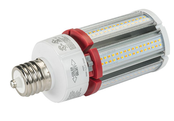 LED HID Replacement lamp feat. Power Select & Color Select. 36 / 27 / 18W, 3000 / 4000 / 5000K, 120-277V Input, EX39 Bas - alternate image 2