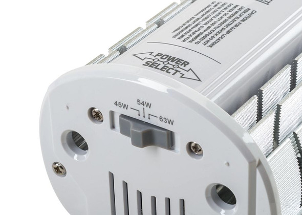LED HID Replacement Lamp Designed for Horizontal Applications, Power Select 63 / 54 / 45W, EX39 Base, Color Select 3000 - alternate image 2