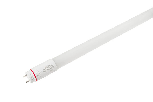 7W LED T8 Tube, Shatter-Proof Coated Glass, 120-277V Input, 18in, 4000K, Direct Drive, Single or Double Ended - main product image