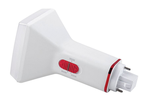 8.5W 2-pin Compact LED Lamp, Vertical Orientation, 120-277V Input, G24d Base, 3000 / 3500 / 4000K Color Select - main product image