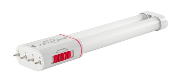 8W LED PLL tube | 9in length | 2G11 base | 120-277V input | Color Select 3000 / 3500 / 4000 / 5000 / 6500K | > 80 CRI | - main product image