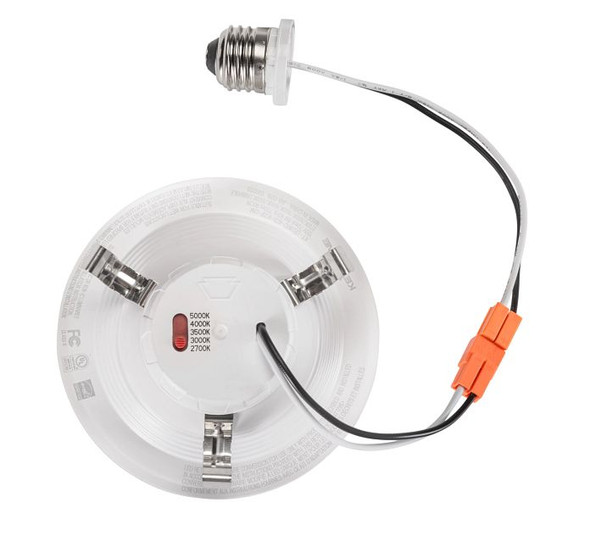 4in Baffled Circular LED Residential Retrofit feat. Color Select, 120V Input, 8W, 2700 / 3000 / 3500 / 4000 / 5000K, 90C - alternate image 2