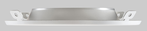 4in Hazy Chrome Reflector with White Flange Trim for Commercial Downlights - alternate image 2