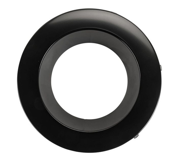 6in Interchangeable Trim for 6B Recessed Downlight, Matte Black - main product image