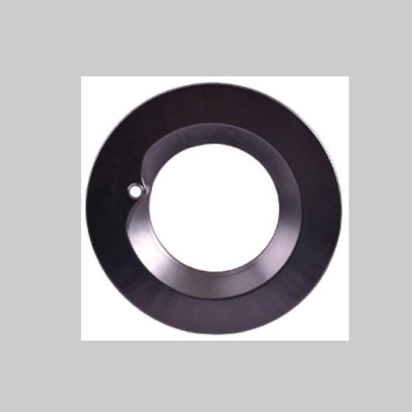 8in Interchangeable Trim for 8in EM Commercial Downlight, Matte Black - main product image